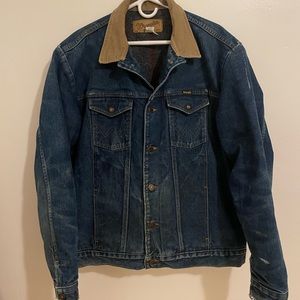 Wrangler blanket lined denim jacket 46L
